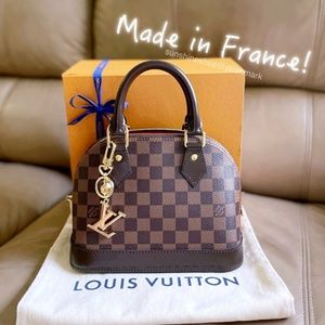 Louis Vuitton Alma BB Damier Ebene Bag SKU N41221